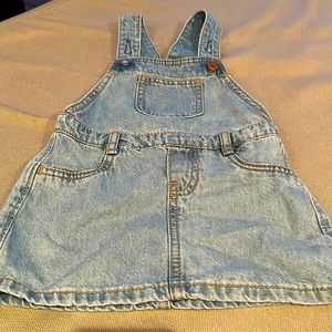 Old Navy 18 to 24 month denim jumper skirt